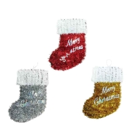 Κρεμαστή Χριστουγεννιάτικη Κάλτσα “Merry Christmas” 34cm – Hanging Christmas Stocking “Merry Christmas”