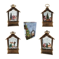 Χριστουγεννιάτικη Φαναράκι με Φωτισμό και Μουσική – Christmas Lantern with Lighting and Music