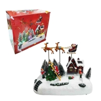 Χριστουγεννιάτικο Χωριό με Φωτισμό και Μουσική – Christmas Village with Light and Music