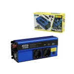 Andowl QY-7012 Inverter Αυτοκινήτου 1500W – Έξυπνος Μετατροπέας Ρεύματος με 2 Πρίζες Σούκο- Smart Power Inverter