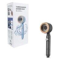 Τηλέφωνο Ντους Υψηλής Πίεσης με Ενσωματωμένη Βούρτσα – Turbocharged High Pressure Shower Head