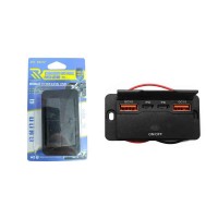 Rchang Φορτιστής Αυτοκινήτου 4 Θύρες USB QC3.0 & PD με Διακόπτη On Off – Car USB Charger QC3.0 & PD with On Off Switch