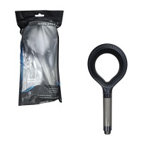 Τηλέφωνο Ντους Κυκλικού Σχεδιασμού Μαύρο – Circular Design Black Handheld Shower Head