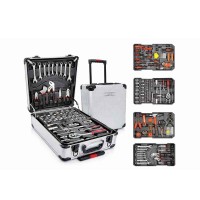 Σετ Εργαλείων 187 Τεμαχίων σε Αλουμινένια Βαλίτσα με Ρόδες - 187pcs Tool Set in Aluminium Trolley Case