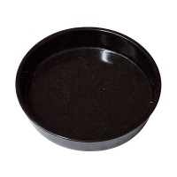Στρογγυλό Ταψί Εμαγιέ Μαύρο 28cm - Round Black Enamel Baking Pan 28cm