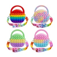 Παιδική Τσάντα Pop It με Καρδιές και Λουρί Ώμου – Kids Pop It Heart Crossbody Bag