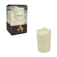LED Κερί Διακοσμητικό Με Θερμό Φως - LED Decorative Candle with Warm Light
