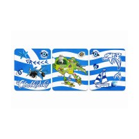 Σετ Σουβέρ Χαλκιδική 3 Τεμάχια - Halkidiki Coaster Set 3 Pieces