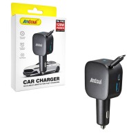 Andowl Φορτιστής Αυτοκινήτου Ταχείας Φόρτισης 120W  9A PRO - Fast Car Charger