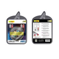 Andowl Καλώδιο 2 RCA σε 2 RCA 2.0 Μέτρα Q-HD620 - 2 RCA to 2 RCA Cable 2.0M Q-HD620