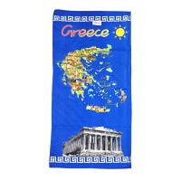 Πετσέτα θαλάσσης Greece 140x70cm - Beach towel Greece