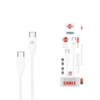 Wisdomup Καλώδιο Φόρτισης και Μεταφοράς Δεδομένων Type-C σε Type-C SJX-41CC - Type-C to Type-C Charging and Data Cable