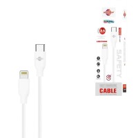 Wisdomup Καλώδιο Φόρτισης και Μεταφοράς Δεδομένων Type-C σε Lightning SJX-41CL - Type-C to Lightning Charging and Data Cable