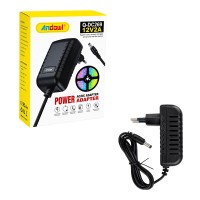 Andowl Τροφοδοτικό AC/DC 12V 2A με Βύσμα DC για LED και Ηλεκτρονικές Συσκευές Q-DC269 - AC/DC Power Adapter