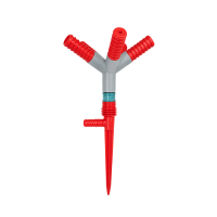 Μπεκ Κήπου 5 Εξόδων με Πάσσαλο Στήριξης - 5-Way Garden Sprinkler Stake