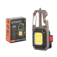 Επαναφορτιζόμενος Φακός Μπρελόκ COB LED Πολυλειτουργικός με Type-C W5138 - Rechargeable COB LED Keychain Flashlight with Type-C Charging