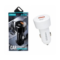 Treqa Φορτιστής Αυτοκινήτου CC-327 20W USB-A & USB-C με Γρήγορη Φόρτιση QC 3.0 / PD -  Car Charger