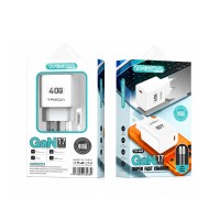 Treqa Φορτιστής GaN 40W USB-C Power Delivery με Καλώδιο Type-C CH-663- GaN 40W USB-C Power Delivery Charger with Type-C Cable