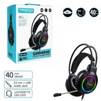 Treqa Gaming Ακουστικά με Μικρόφωνο RGB XH-645 - Gaming Headset with Microphone