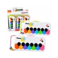 Παιδικό Μουσικό Πιάνο 7 Πλήκτρων με Λαβή 24cm - Kids Musical Piano with 7 Keys and Handle 24cm