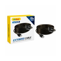 Andowl Καλώδιο Επέκτασης USB 2.0 10 Μέτρων Q-T05B -  USB 2.0 Extension Cable 10M