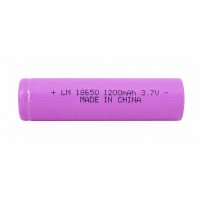 Μπαταρία Λιθίου Επαναφορτιζόμενη 18650 3.7V 1200mAh - Rechargeable 18650 Lithium Battery