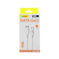 Andowl Καλώδιο Φόρτισης & Μεταφοράς Δεδομένων USB σε Type-C 3A Q-SJ49B - USB to Type-C 30W Data Cable