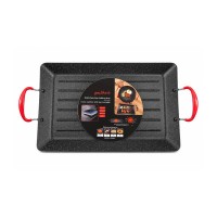 Αντικολλητική Πλάκα Ψησίματος & Grill 42,5x27cm με Αντικολλητική Επίστρωση και Μεταλλικές Λαβές - Non-Stick Baking & Grill Tray