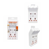 Πολυλειτουργική Γωνιακή Πρίζα με Φωτισμό LED, USB & Type-C - Multifunction Corner Socket with LED Light, USB & Type-C