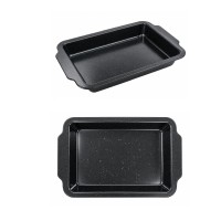 Ορθογώνιο Ταψί Φούρνου 40x27cm Μαύρο - Rectangular Oven Baking Tray 40x27cm Black