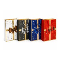 Χριστουγεννιάτικες Σακούλες Δώρου 26x32cm σε Διάφορα Σχέδια 12τμχ - Set of 12 Christmas Gift Bags 26x32cm in Assorted Designs