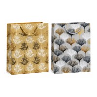Σακούλες Δώρου 31x40cm με Κομψά Σχέδια 12τμχ - Set of 12 Gift Bags 31x40cm with Elegant Designs