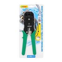 Andowl Πρέσα Ακροδεκτών Δικτύου RJ45/RJ11 με Απογυμνωτή Καλωδίων Q-WQ111 - Network Crimping Pliers with Cable Stripper