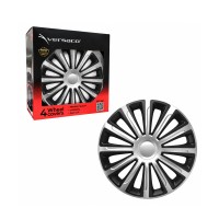 Versaco Σετ Τάσια Αυτοκινήτου 4τμχ 15" Ασημί - Wheel Covers