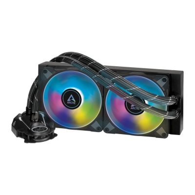Arctic Liquid Freezer II - 240 A-RGB Black W/ Controller : All-in-One CPU Water Cooler with 240mm ra