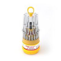 Precision screwdriver set Jakemy JK-6036-A, 31in1, CR-V, Yellow - 17628
