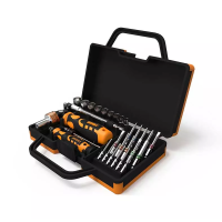 Precision screwdriver set Jakemy JM-6123, 31in1, CR-V, Steel, Orange - 17636
