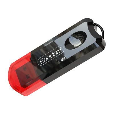 Bluetooth audio receiver Earldom ET-M24, USB, Black – 14969