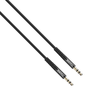 Audio cable Yookie YA1, 3.5mm jack, M/M, 1.0m, Black - 20589