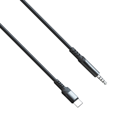 Audio cable Earldom ET-AUX38, 3.5mm to Type-C, 1.0m, Black - 40178
