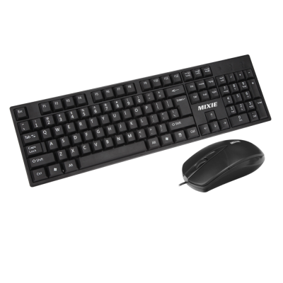 Combo mouse and keyboard Mixie X70, Black - 6119