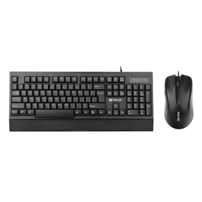 Combo mouse and keyboard Mixie X2000, Black - 6123