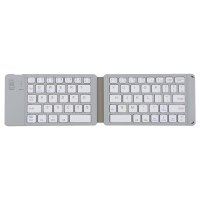 Keyboard  K018, Foldable, Bluetooth, White - 6180