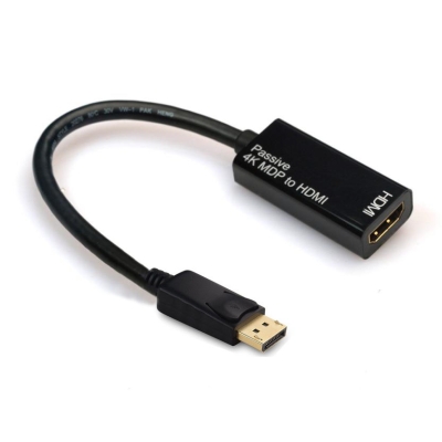 Adapter , DP to HDMI 1.4, Black - 18253