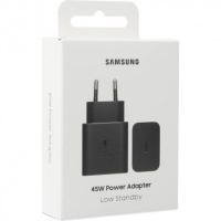 Samsung EP-T4511NBE Fast Wall Charger Usb-C 45W Black ORIGINAL Blister