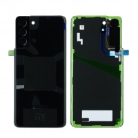 Samsung Galaxy S21 Plus 5G BatteryCover+Camera Lens Black ORIGINAL