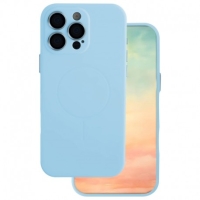 Apple iPhone 16 Pro Trendy Vivit Magasafe Thin Silicone Blue