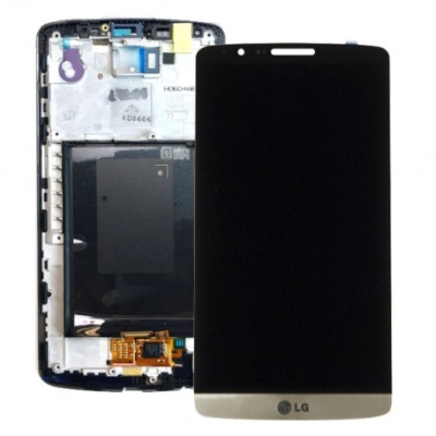 LG G3 Lcd+Touch Screen+Front Gold ORIGINAL