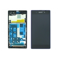 Sony Xperia Z1 Lcd+Touch Screen+Front purple ORIGINAL