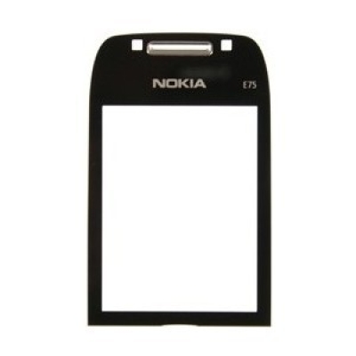 Nokia E75 Display Glass black ORIGINAL